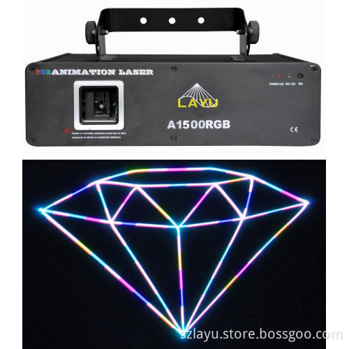 1500mw Ilda RGB Cartoon Laser Show System (A1500RGB)